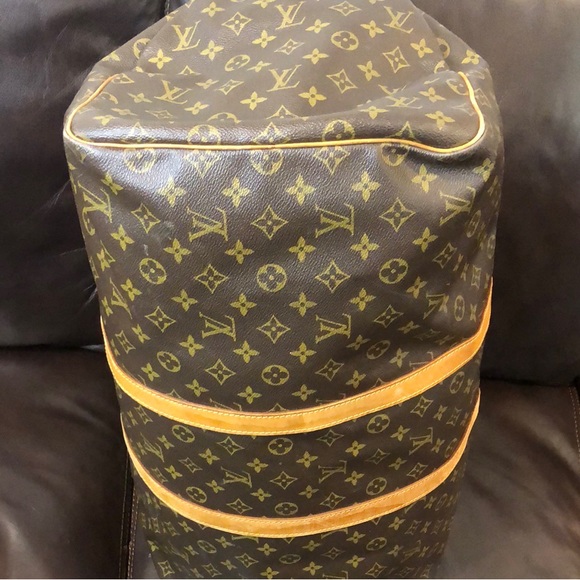 LOUIS VUITTON Monogram Keepall LV 55 Boston Travel Weekend Duffle Bag AUTHENTIC - Picture 17 of 17